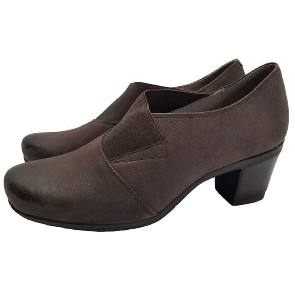 Abeo Shoes Brown Slip On Comfort Shoe Bio System Portola Size 8.5 N - Picture 5 of 12